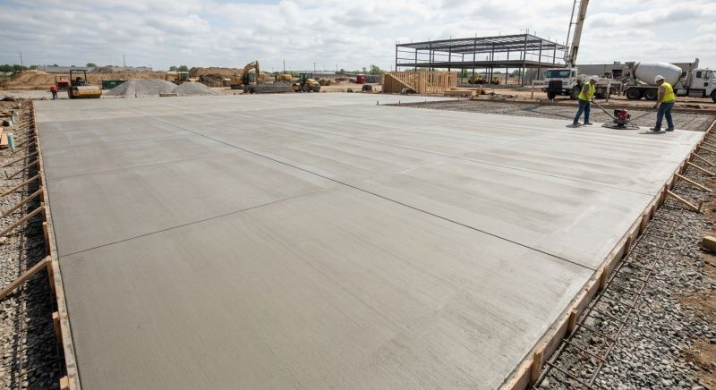 Commercial Slab Construction in Fredericksburg, VA
